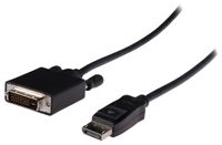 Valueline VLCB37200B30 video kabel adapter 3 m DisplayPort DVI-D Zwart - thumbnail