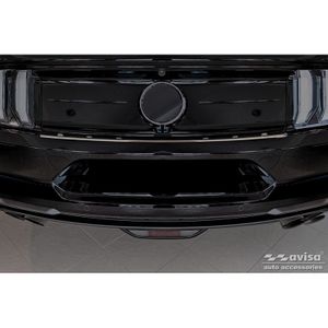 Zwart RVS Bumper beschermer passend voor Ford Mustang VI CoupÃ© 2015-2017 & FL 2017- 'Ribs' AV245294