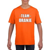 Sportdag team oranje shirt kinderen XL (158-164)  - - thumbnail