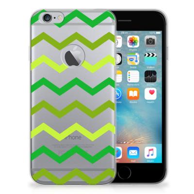 Apple iPhone 6 Plus | 6s Plus | TPU bumper | Zigzag Groen