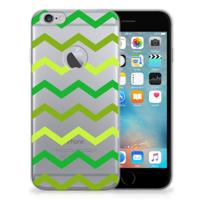 Apple iPhone 6 Plus | 6s Plus | TPU bumper | Zigzag Groen