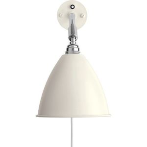 Gubi Bestlite BL7 Ø16 Wandlamp - Chroom & Mat wit