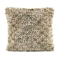 2e Halve Prijs Leen Bakker - Sierkussen Espen - 45x45 Cm - Polyester/Katoen - Groen - 10x45x45 Cm