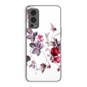 Mooie bloemen: OnePlus Nord 2 5G Transparant Hoesje