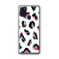Cheetah color: Samsung Galaxy A21s Transparant Hoesje