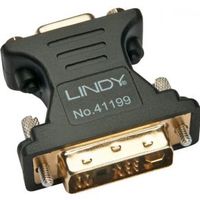 Lindy 41199 VGA DVI-I Zwart, Goud kabeladapter/verloopstukje - thumbnail