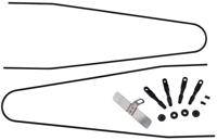 CONTEC spatbordstangen bevestigingsset "splash protect dlx" ct strut set f. splash prot.60/26" 58/28" black