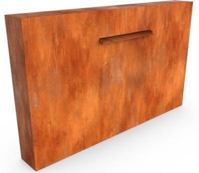Cascadi Cortenstaal Watervalelement (naast vijver) Lengte: 2500 Breedte: 250 Hoogte: 1200 - Geroba