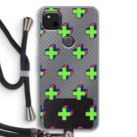 8-bit N°10: Pixel 4a Transparant Hoesje met koord