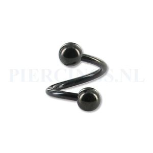 Twister 1.6 mm zwart L