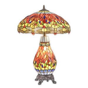 A TIFFANY STYLE TABLE LAMP