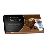 Crème-Espresso Chocolade - Pure Chocolade - 100 gram - thumbnail