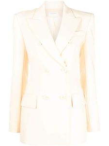 Sportmax blazer en laine stretch à boutonnière croisée - Tons neutres