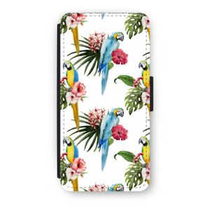 Kleurrijke papegaaien: iPhone 7 Flip Hoesje
