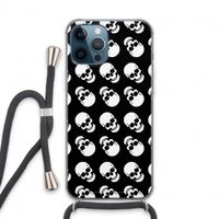 Musketon Skulls: iPhone 13 Pro Max Transparant Hoesje met koord