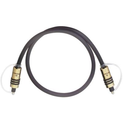 Oehlbach 6083 Toslink Digitale audio Aansluitkabel [1x Toslink-stekker (ODT) - 1x Toslink-stekker (ODT)] 3.00 m Grijs Vergulde steekcontacten