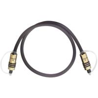 Oehlbach 6083 Toslink Digitale audio Aansluitkabel [1x Toslink-stekker (ODT) - 1x Toslink-stekker (ODT)] 3.00 m Grijs Vergulde steekcontacten