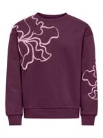 Kids ONLY winter sweater meisjes - paars - KogOdessa - loose fit