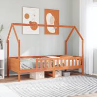 Bedhuis wasbruin massief grenenhout 90x190 cm Bedhuis wasbruin massief grenenhout 90x190 cm