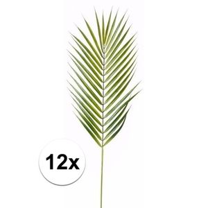 12x Kunstplanten Chamaedorea palm bladeren 75 cm