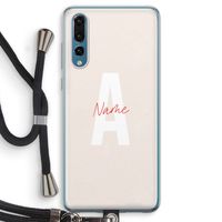 Strawberry Milkshake: Huawei P20 Pro Transparant Hoesje met koord
