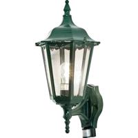 Konstsmide Firenze 7236-600 Buitenlamp met bewegingsmelder (wand) E27 100 W Groen