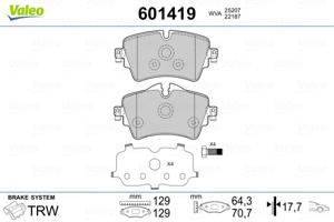 Valeo Remblokset 601419