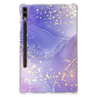 Tablethoes voor Samsung Galaxy Tab S9 Plus Watercolor Paars