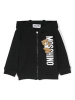 Moschino Kids hoodie Teddy Bear à fermeture zippée - Noir - thumbnail