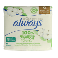 Always Maandverband cotton protection normal 11 Stuks