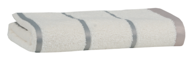 Carl Ross Carl Ross Saunahanddoek 17300 Offwhite/Silver 70x200