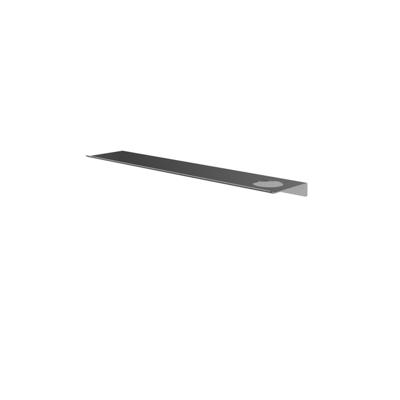 Hotbath &MORE Planchet - 60cm - inclusief bevestigings rails - 1 uitsparing - voor zeepdispenser of beker - Geborsteld gunal PVD SH060HBGP