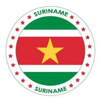 Bierviltjes Suriname - 50x stuks - landenthema - versiering - onderzetter