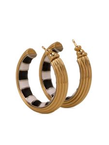 AMI Paris Lineami hoop earrings - Or