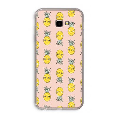 Ananas: Samsung Galaxy J4 Plus Transparant Hoesje