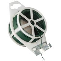 Nature geplastificeerd binddraad 1.2 mm groen