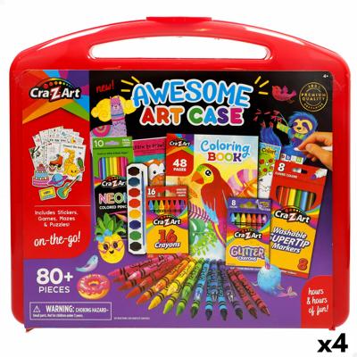 Tekenset Cra-Z-Art (4 Stuks)