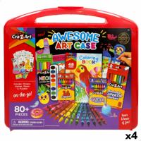 Tekenset Cra-Z-Art (4 Stuks)