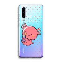 Love You A Lotl: Huawei P30 Transparant Hoesje