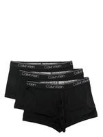 Calvin Klein lot de deux boxers à taille à logo - Noir - thumbnail