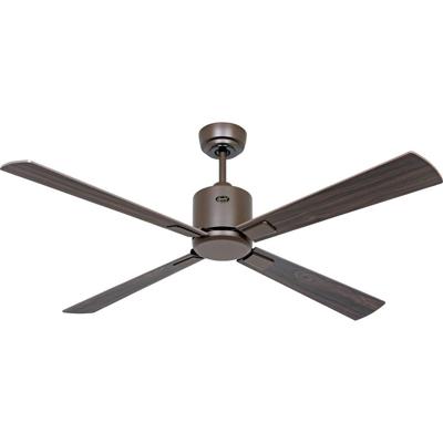 CasaFan ECO NEO III 132 BZ-NB/KI WiFi Flügel Nussbaum/Kirsche Plafondventilator Brons Met afstandsbediening, Timer, Met wintermodus, Bediening via App