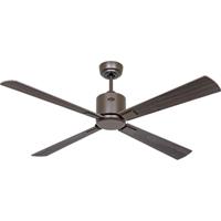 CasaFan ECO NEO III 132 BZ-NB/KI WiFi Flügel Nussbaum/Kirsche Plafondventilator Brons Met afstandsbediening, Timer, Met wintermodus, Bediening via App
