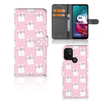 Motorola Moto G10 | G20 | G30 Telefoonhoesje met Pasjes Sleeping Cats