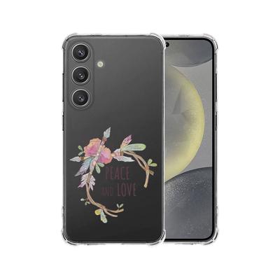 Samsung Galaxy S25 Plus Hoesje - Boho Text TPU Antishock