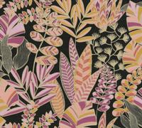 AS Creation Antigua - Zwart - Planten Behang - 390953