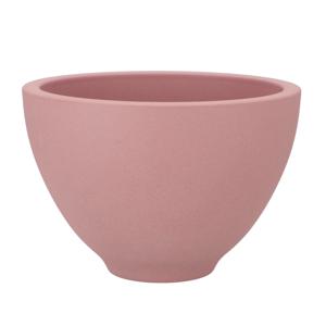 DK Design Bloempot/plantenpot - Vinci - lichtroze mat - voor kamerplant - D18 x H27 cm