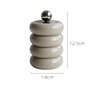CeramiLux Creatieve Keramische Opbergpot met Deksel CeramiLux Creatieve Keramische Opbergpot met Deksel