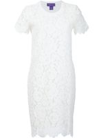 Ralph Lauren Collection robe courte en dentelle - Blanc