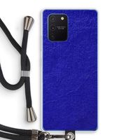 Majorelle Blue: Samsung Galaxy Note 10 Lite Transparant Hoesje met koord