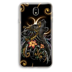 Huilende Wolf: Samsung Galaxy J7 (2017) Transparant Hoesje